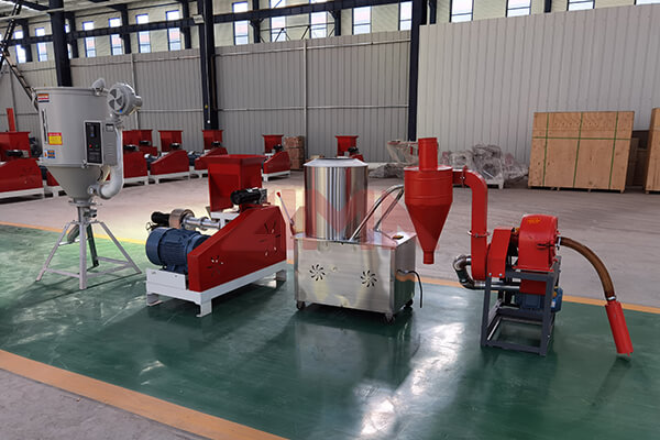 Small Animal Feed Pellet Production Line Floating Fish 